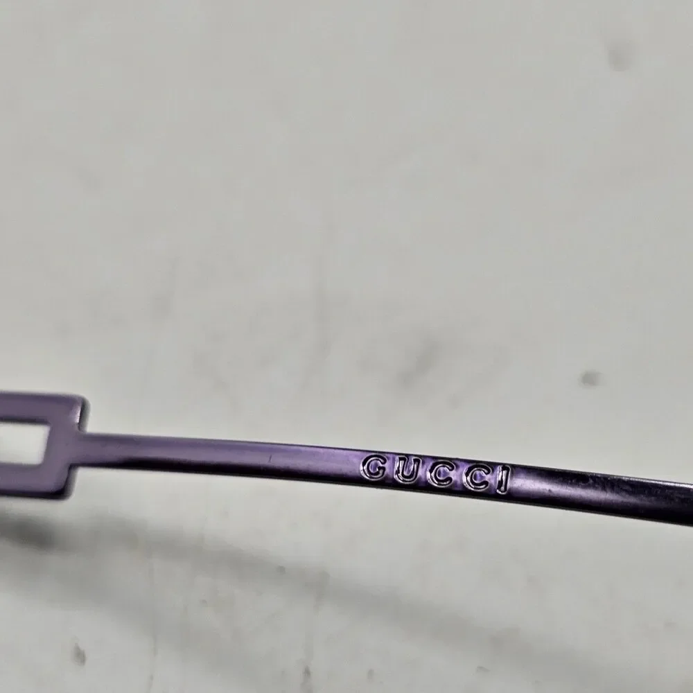 GUCCI GG 2709/STRASS Eyeglasses Frame K76 WOMEN Half Rimless Frame Only No Lens